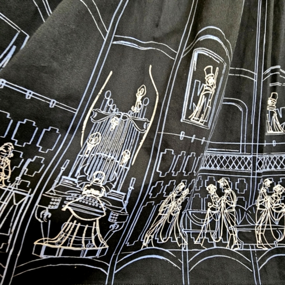 NWT Disneys Haunted Mansion Her Universe The Dress Shop Blue/Black Dress - Picture 14 of 16